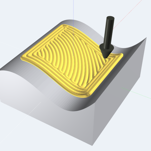 Non-Planar Mold Printing for Consumer Goods